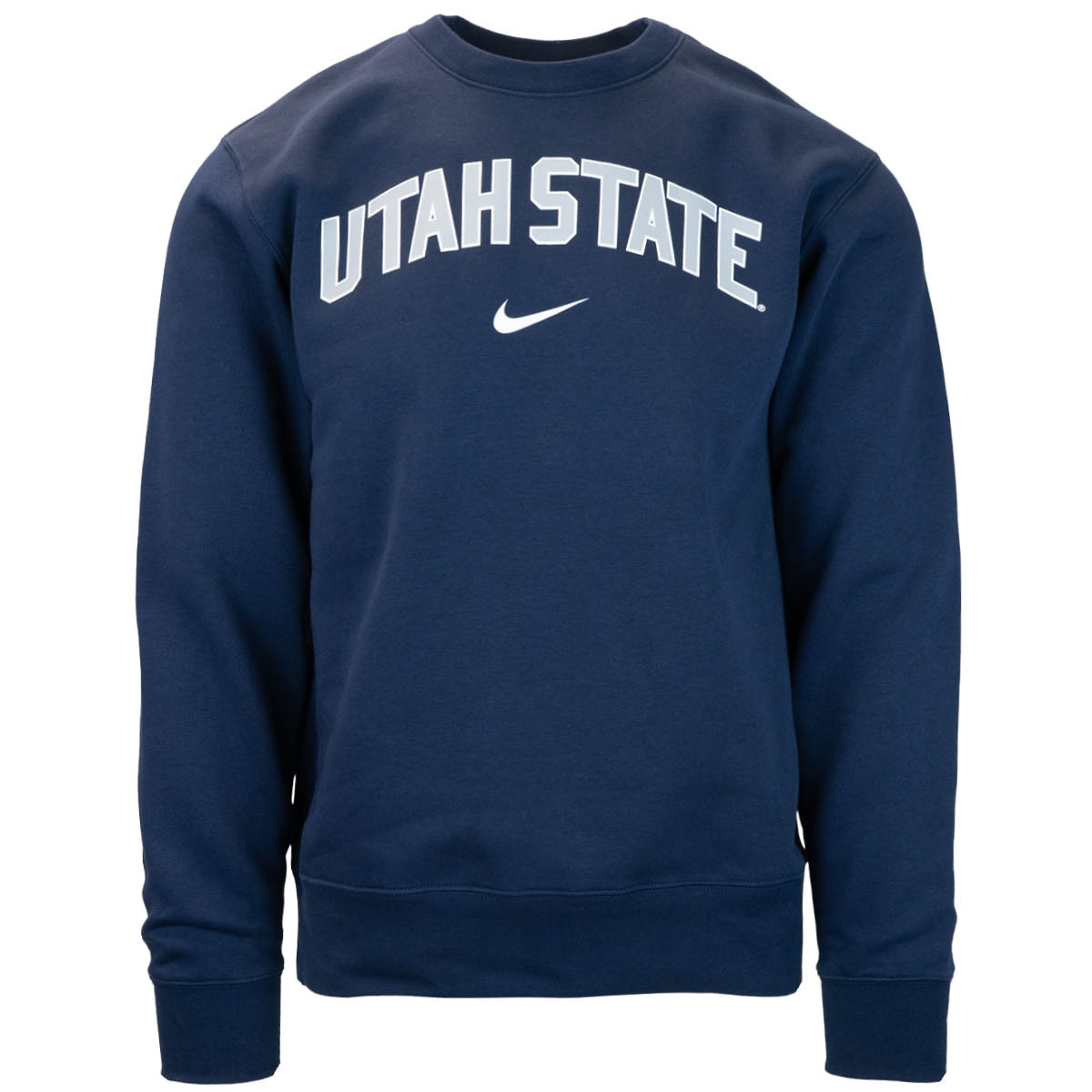Men's nike utah state fleece navy crewneck